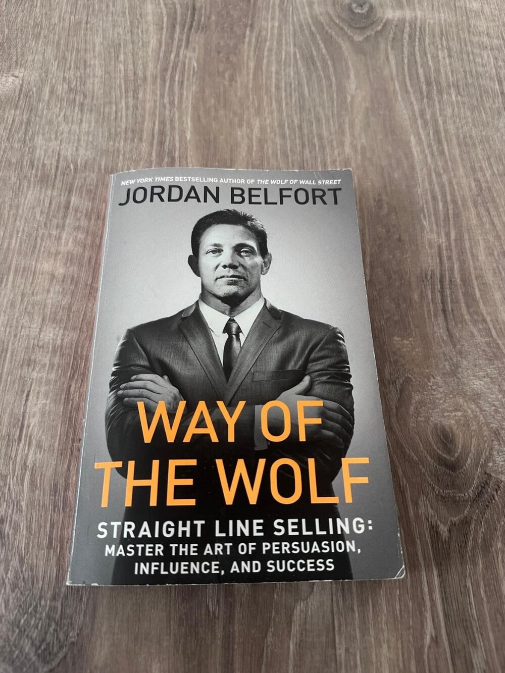 Way of the Wolf by Jordan Belfort — Orange & Gray Paperback